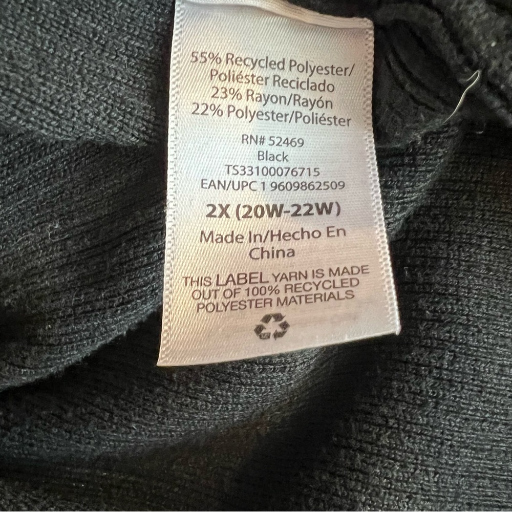 Terra & Sky Women’s Plus Size Core Cardigan - Picture 5 of 5